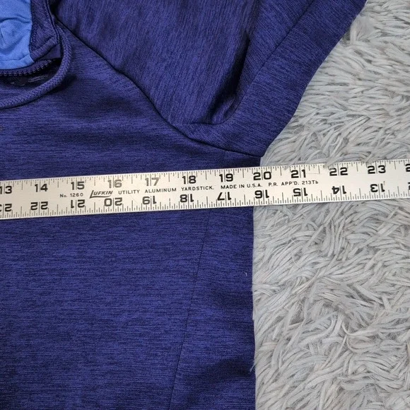 Under Armour Sweatshirt Womens M Purple Hoodie Cold Gear Zip Up Athletic Pockets - Picture 3 of 12